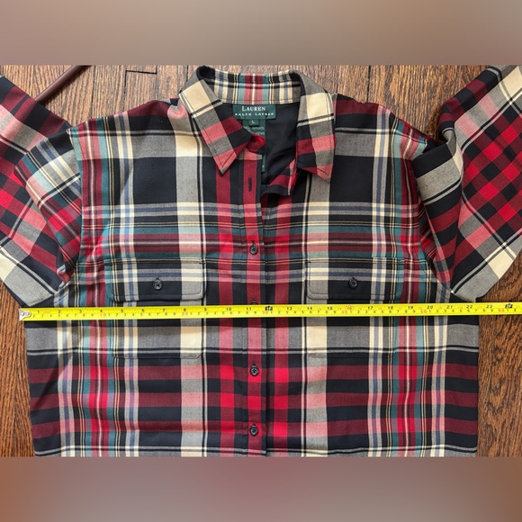 Ralph Lauren Plaid Wool Blouse - Picture 13 of 16